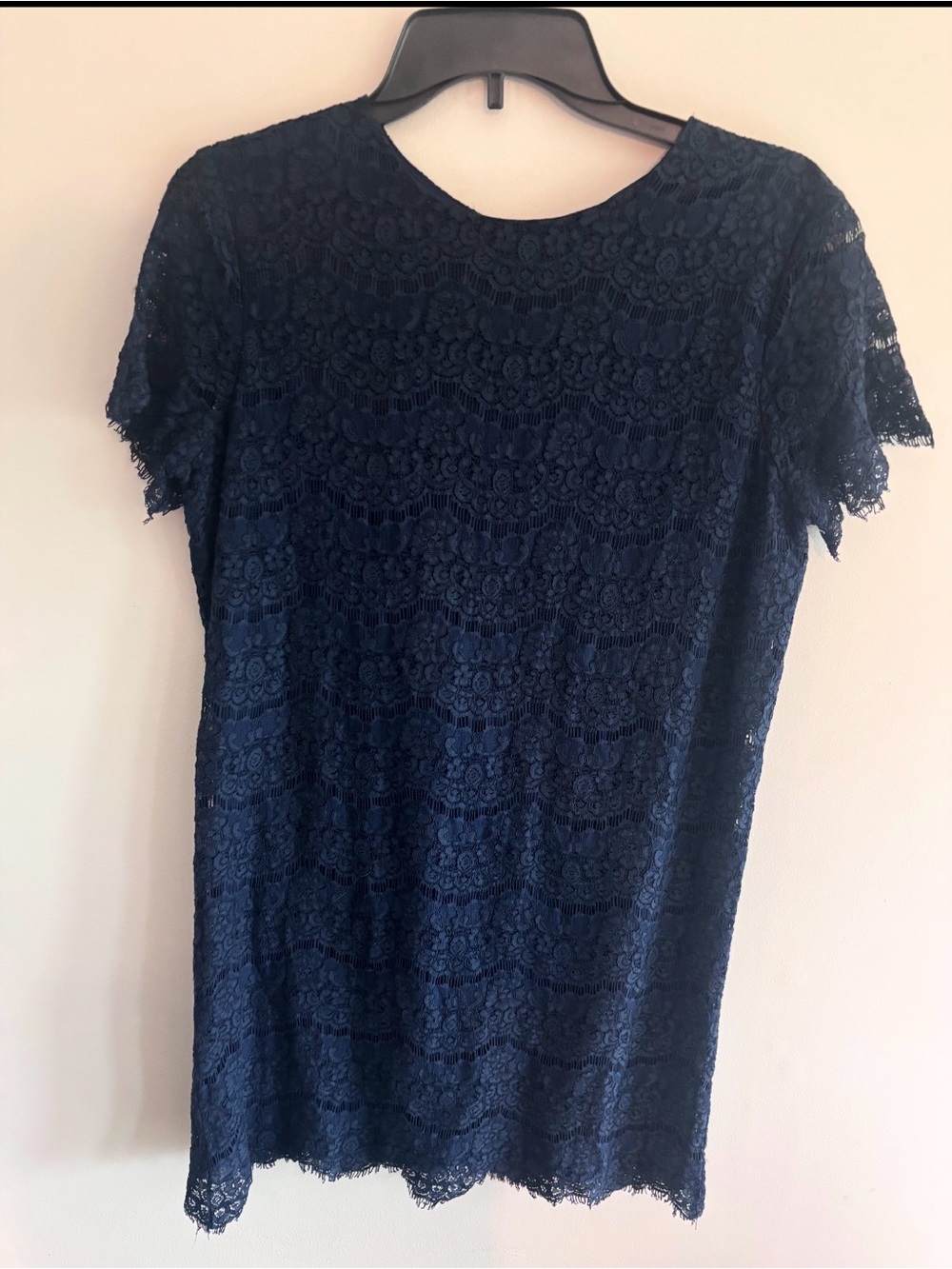 Lulu's Navy Lace Mini Dress